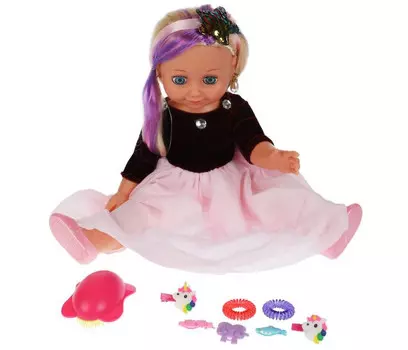 Карапуз Кукла озвученная Анна песня Абвгдейка 40 см