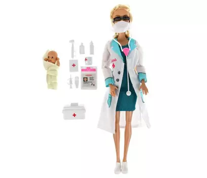 Карапуз Кукла София педиатр 29 см 66001J-D3-S-BB