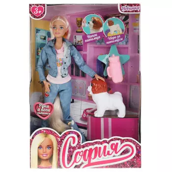 Карапуз Кукла София с собачкой