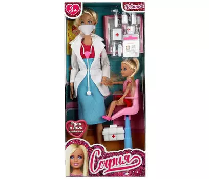 Карапуз Кукла София стоматолог и Анечка