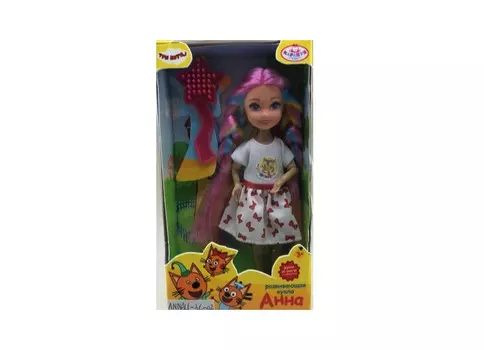 Карапуз Кукла Три кота Анна 15 см ANNA15-3C-02