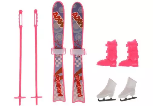 Карапуз Набор зимних спортивных аксессуаров 29 см