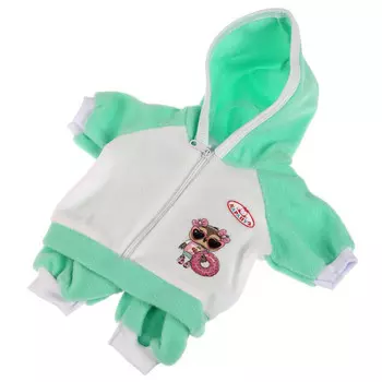 Карапуз Одежда для кукол Тёплый костюм Сова 40-42 см