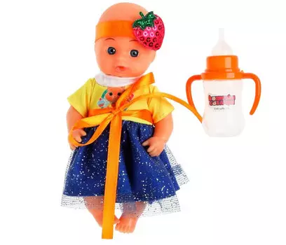 Карапуз Пупс функциональный Кошечки - Собачки 15 см Y15BD-CD-BL-RU