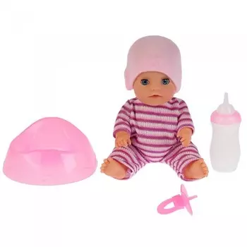 Карапуз Развивающая интерактивная куколка-пупс Яночка 20 см