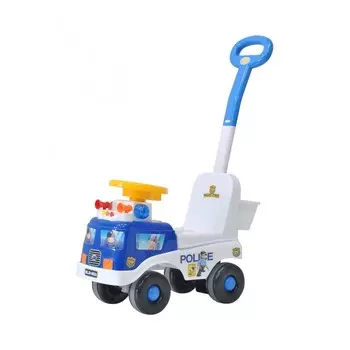Каталка Everflo Полицейская машина с родительской ручкой EC-902