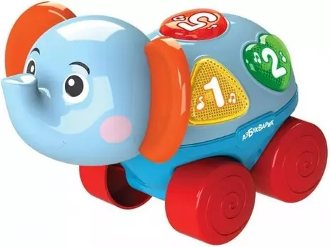 Каталка-игрушка Азбукварик музыкальная Слоненок