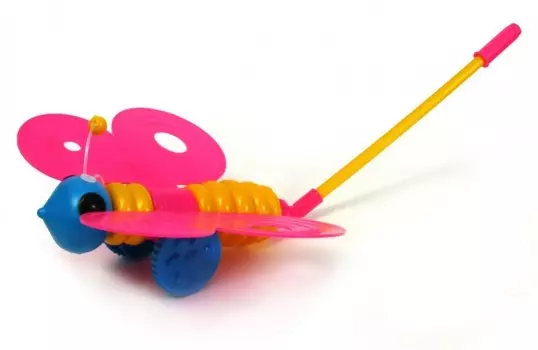 Каталка-игрушка Пластмастер Каталка Бабочка