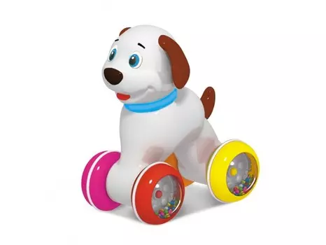 Каталка-игрушка Стеллар Собачка 17x15.5х11 см