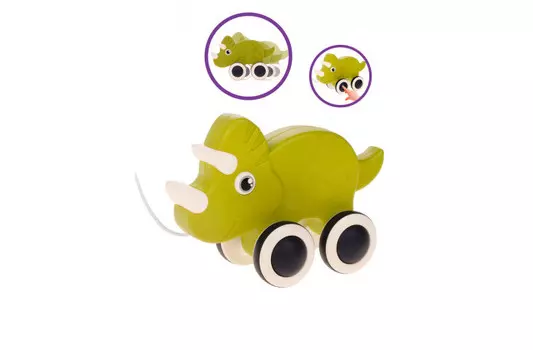 Каталка-игрушка Жирафики Дино