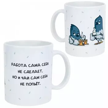 Kawaii Factory Кружка Работа и чай