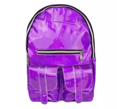 Kawaii Factory Рюкзак с карманами Металлик