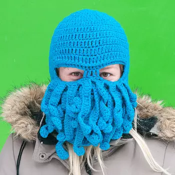 Kawaii Factory Шапка-маска с бородой