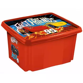 Keeeper Ящик для игрушек deco-box paulina cars 45 л