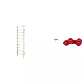 Kett-Up Шведская стенка Sparta и Гантели пластмассовые Стром У648 0.5 кг 2 шт.