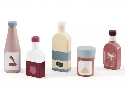 Kid's Concept Набор игрушечных соусов и заправок 5 шт.