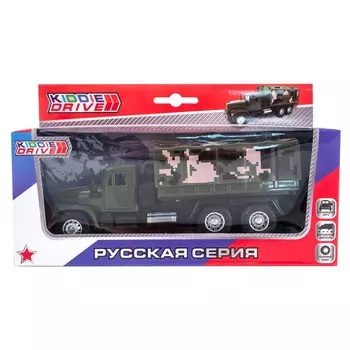 KiddieDrive Инерционный военный грузовик 1601714