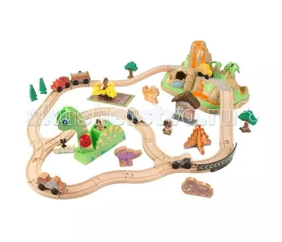 KidKraft Деревянная трасса Динозавр