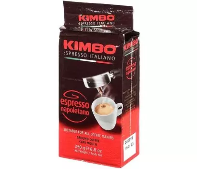 Kimbo Кофе Espresso Napoletano молотый 250 г