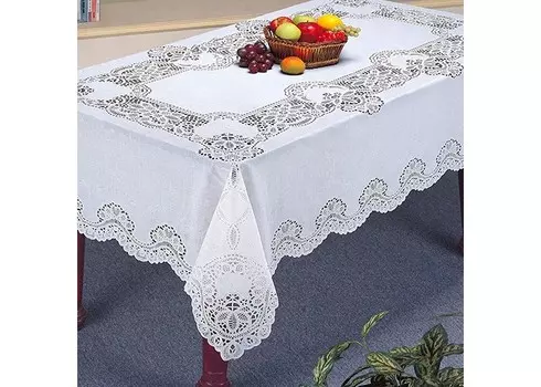King Diamond International Скатерть Crochet C128 180х137