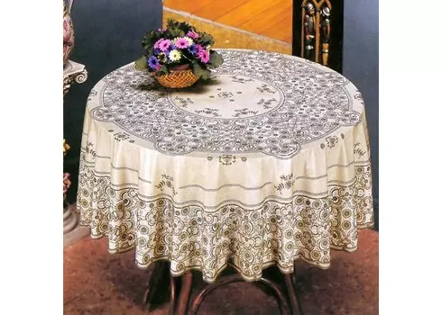King Diamond International Скатерть Embossed С613 D137 см