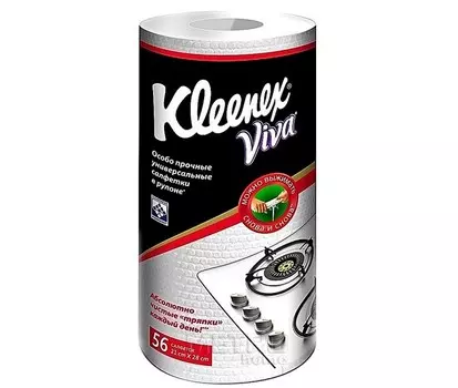 Kleenex Универсальные тряпки в рулоне Вива 56 листов