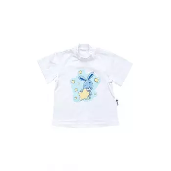 Клякса Футболка на кнопках Зайка