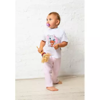 Клякса Футболка Слон с бантиком