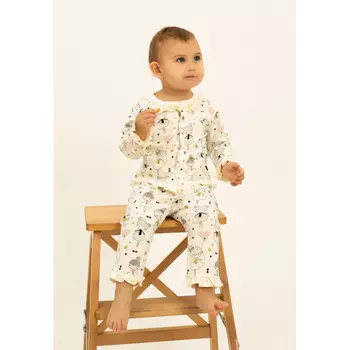 Клякса Комплект для девочки (кофточка, штанишки) Балеринка