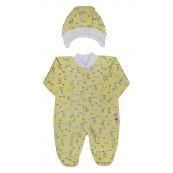 Клякса Комплект Комбинезон и чепчик
