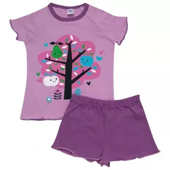 Клякса Пижама для девочки Дерево