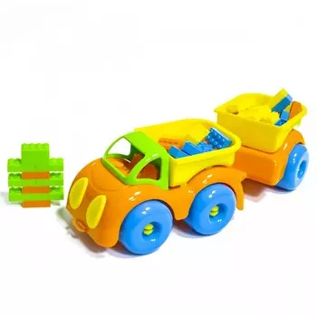 Knopa Машинка грузовик с прицепом Везунчик