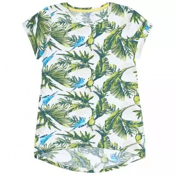 Kogankids Футболка для девочки Попугаи