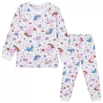 Kogankids Пижама для девочки с единорогами 341-311-72