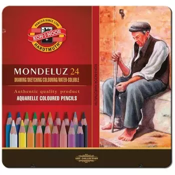 Koh-i-Noor Карандаши акварельные Mondeluz 24 цвета