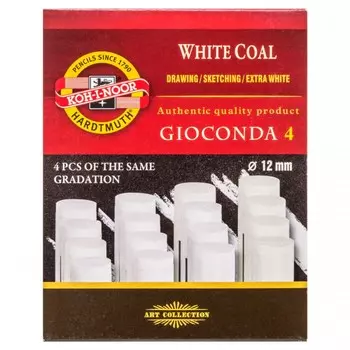Koh-i-Noor Набор уголь художественный для рисования 12 мм 4 шт.