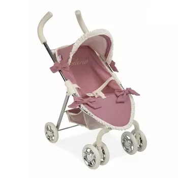 Коляска для куклы Arias Valentina вращающиеся колеса