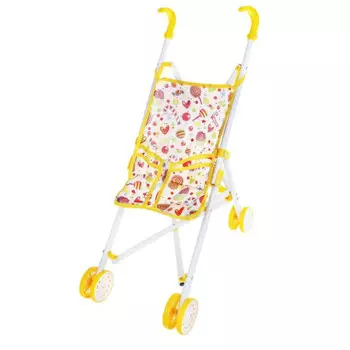 Коляска для куклы Наша Игрушка трость Сладости M1419-3