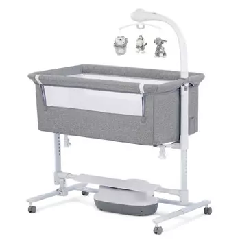 Колыбель Nuovita приставная с электронной системой укачивания Accanto Festa