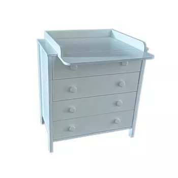 Комод Антел со съемной столешницей "Solnyshko" 800/4 на ножках