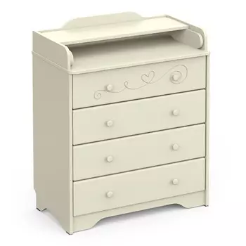 Комод Атон пеленальный Сириус Aiden с рисунком 804 МДФ (4 ящика)