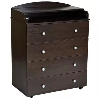 Комод ByTwinz Story 2 с пеленальной доской и шариковыми направляющими