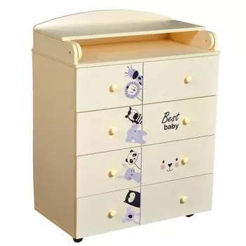 Комод ByTwinz Story Зверополис пеленальный