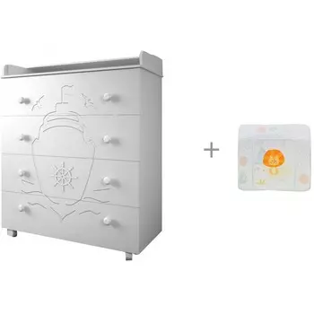 Комод Forest kids Морячок пеленальный с накладкой для пеленания