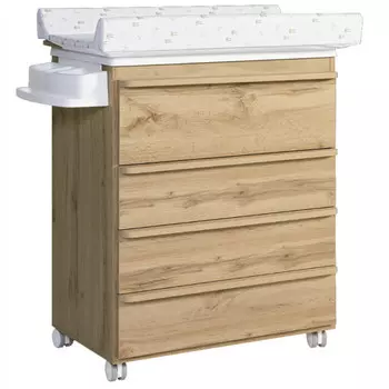 Комод Micuna Martha пеленальный с матрасиком B-1971 (4 ящика)