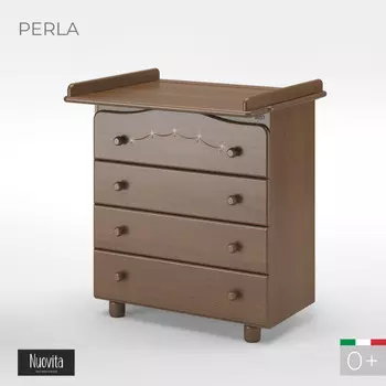 Комод Nuovita Perla пеленальный (4 ящика)