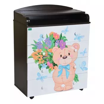 Комод Palermo Flower с пеленальной доской