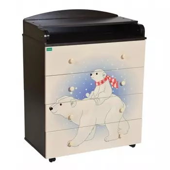 Комод Palermo Snow с пеленальной доской