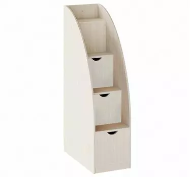 Комод РВ-Мебель лестница (дуб молочный)