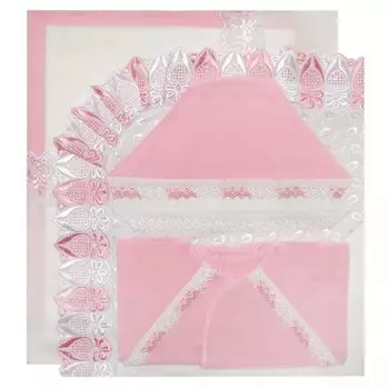 Комплект на выписку Ангелочки 10012 (8 предметов)